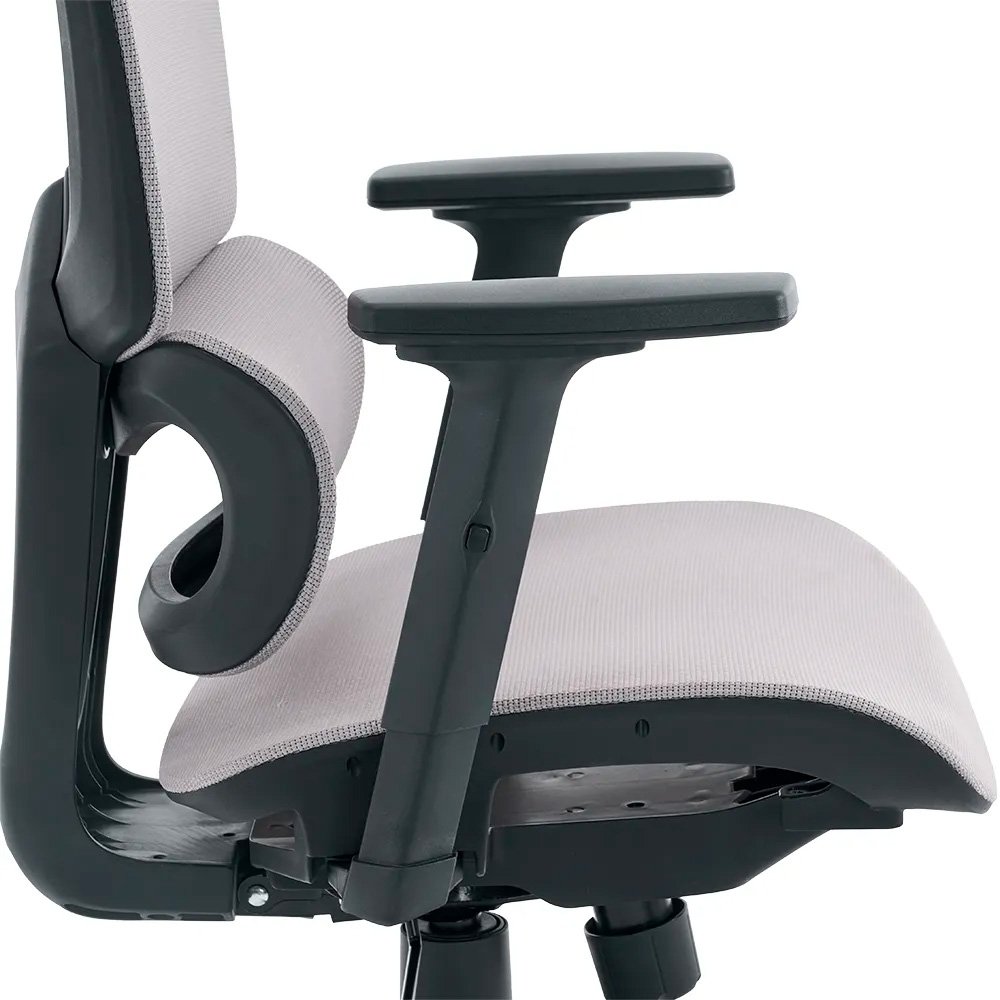 Cadeira Office XT Office X-Max, Até 120Kg, Reclinável, Braço 2D, Cilindro de Gás Classe 4, Tela Mesh, Cinza e Preta - XTO-104 - view 13