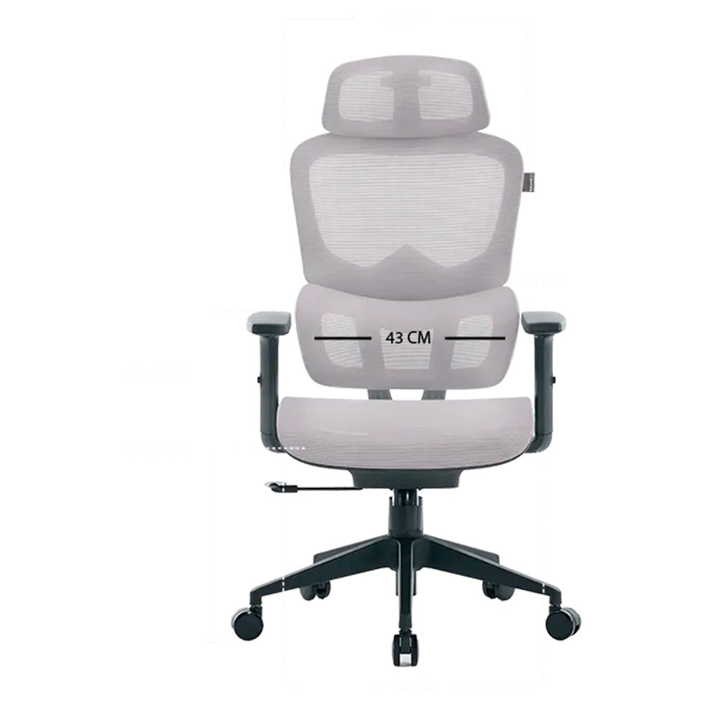 Cadeira Office XT Office X-Max, Até 120Kg, Reclinável, Braço 2D, Cilindro de Gás Classe 4, Tela Mesh, Cinza e Preta - XTO-104 - view 23