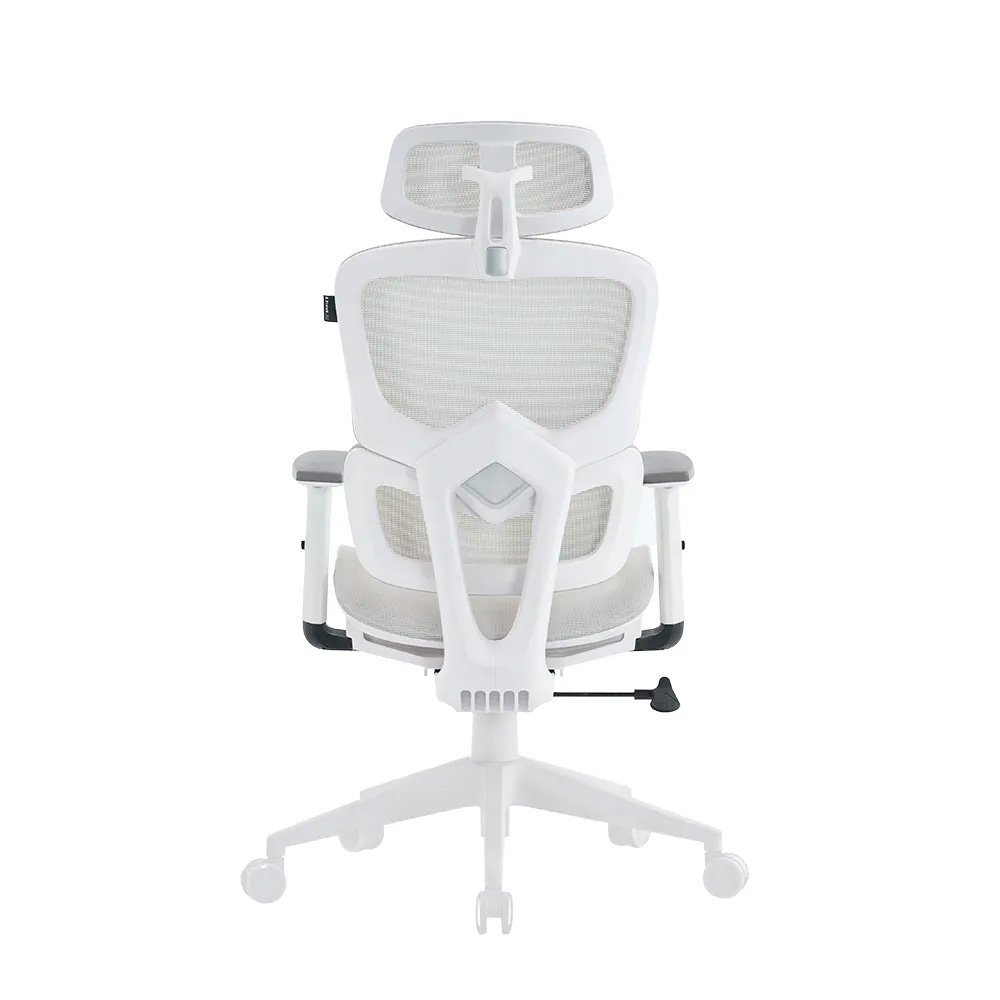 Cadeira Office XT Office X-Max, Até 120Kg, Reclinável, Braço 2D, Cilindro de Gás Classe 4, Tela Mesh, Branca e Cinza Claro - XTO-105 - view 2