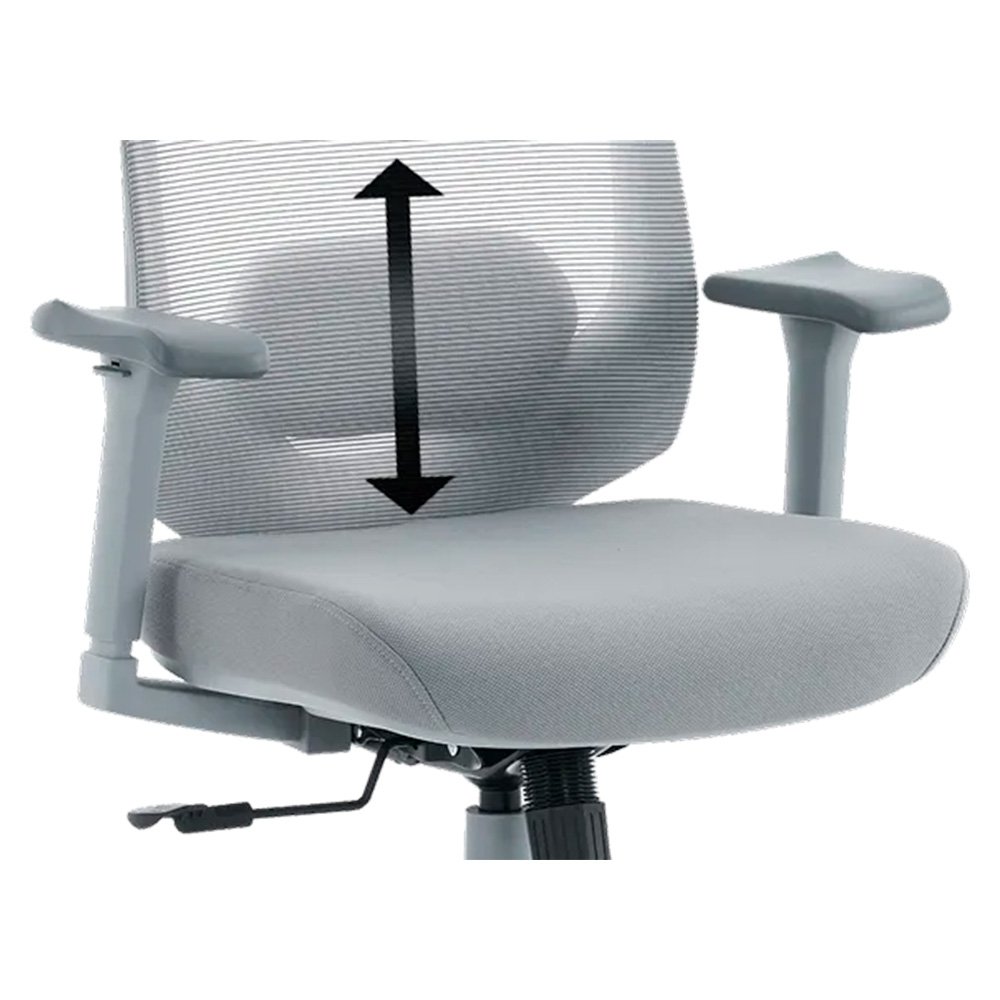 Cadeira Office XT Office X-Power, Até 130Kg, Reclinável, Braço 3D, Cilindro de Gás Classe 4, Tela Mesh, Cinza - XTO-108 - view 14