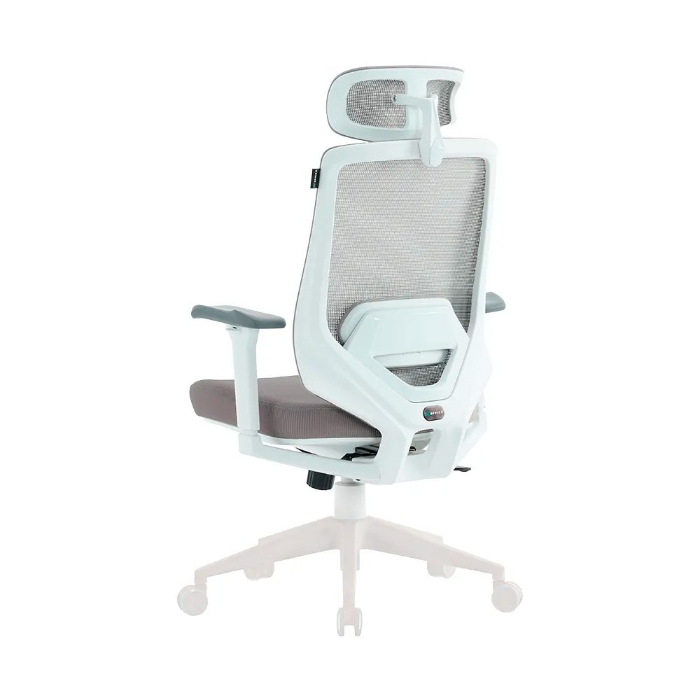 Cadeira Office XT Office X-Power, Até 130Kg, Reclinável, Braço 3D, Cilindro de Gás Classe 4, Tela Mesh, Branca e Cinza Claro - XTO-109 - view 3
