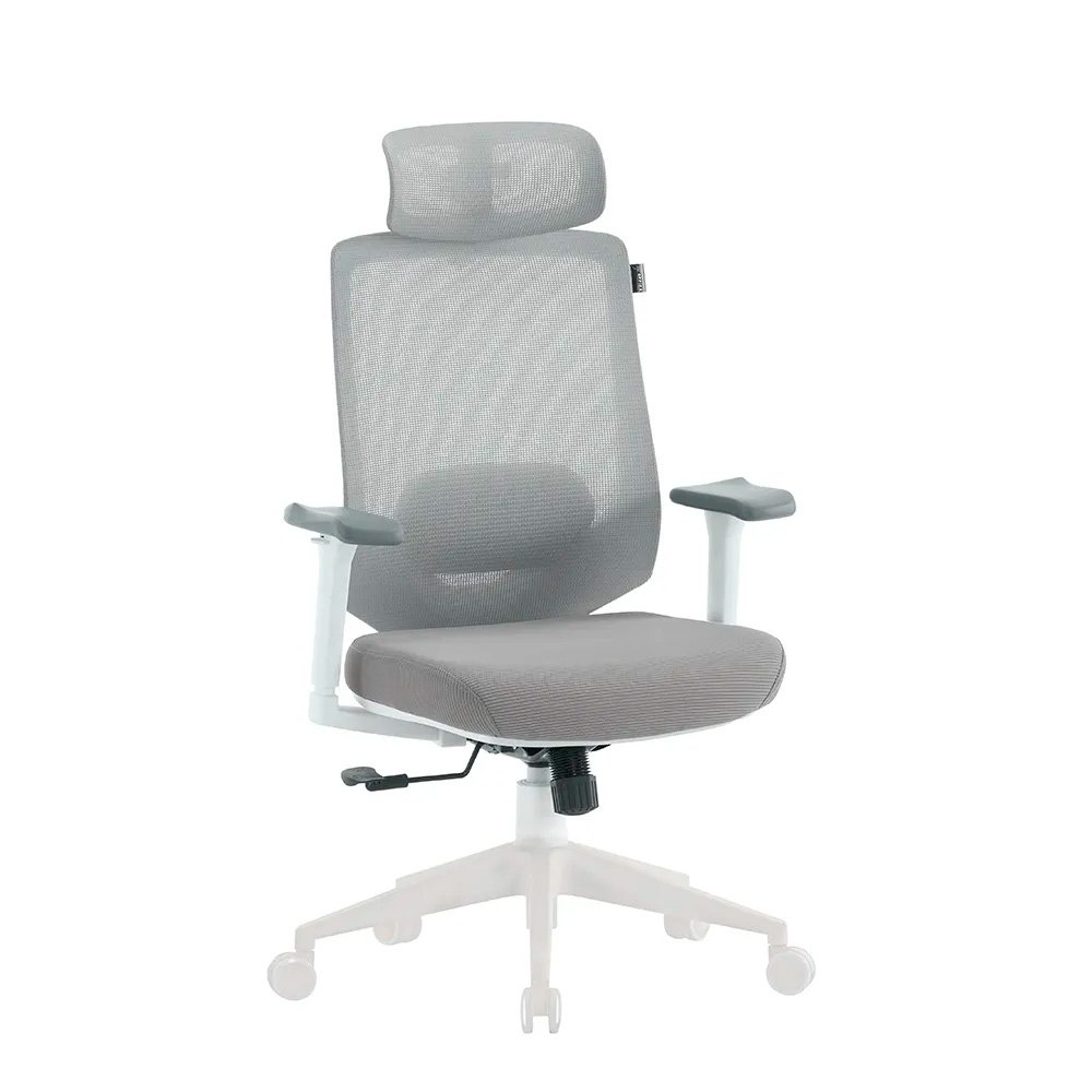 Cadeira Office XT Office X-Power, Até 130Kg, Reclinável, Braço 3D, Cilindro de Gás Classe 4, Tela Mesh, Branca e Cinza Claro - XTO-109 - view 13