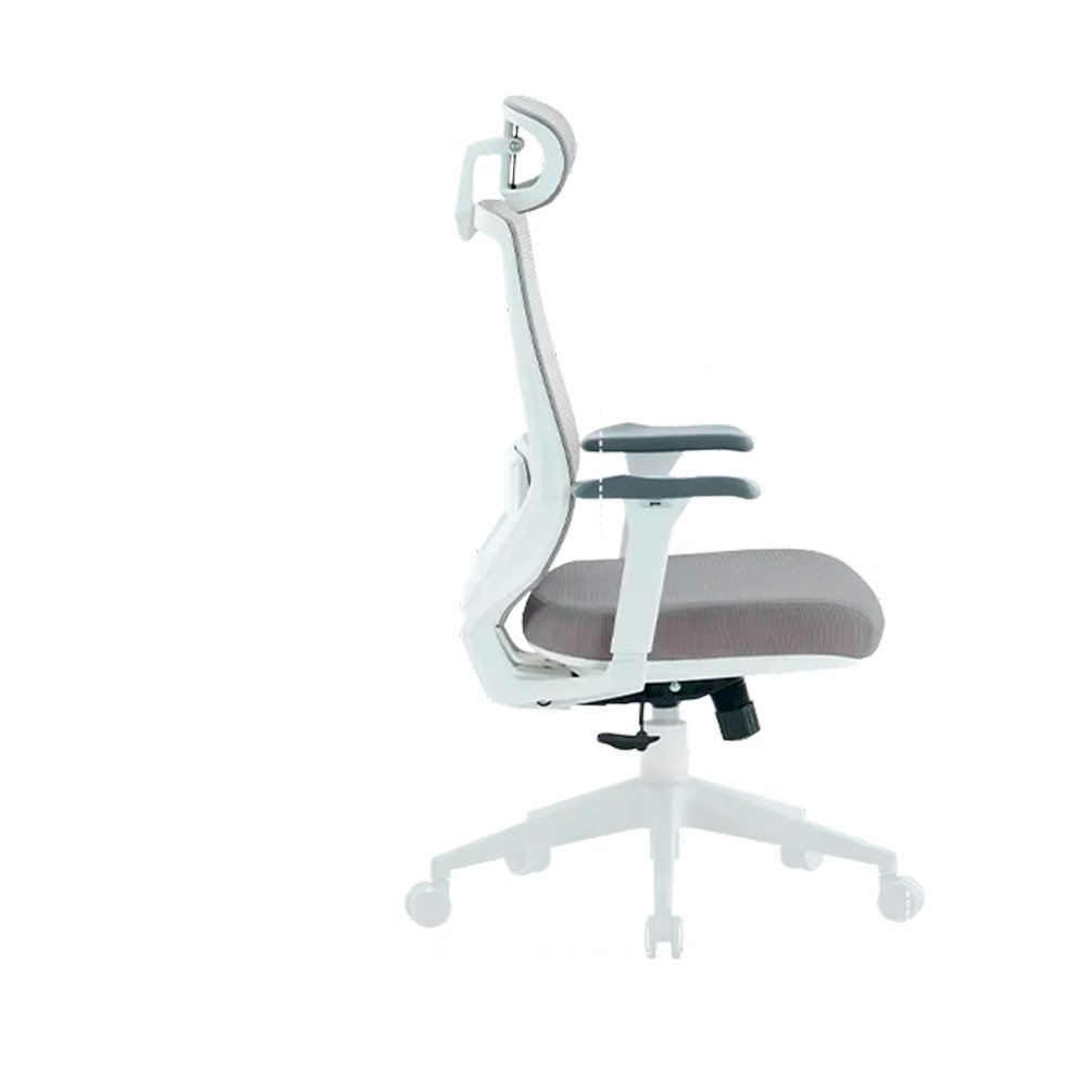 Cadeira Office XT Office X-Power, Até 130Kg, Reclinável, Braço 3D, Cilindro de Gás Classe 4, Tela Mesh, Branca e Cinza Claro - XTO-109 - view 14