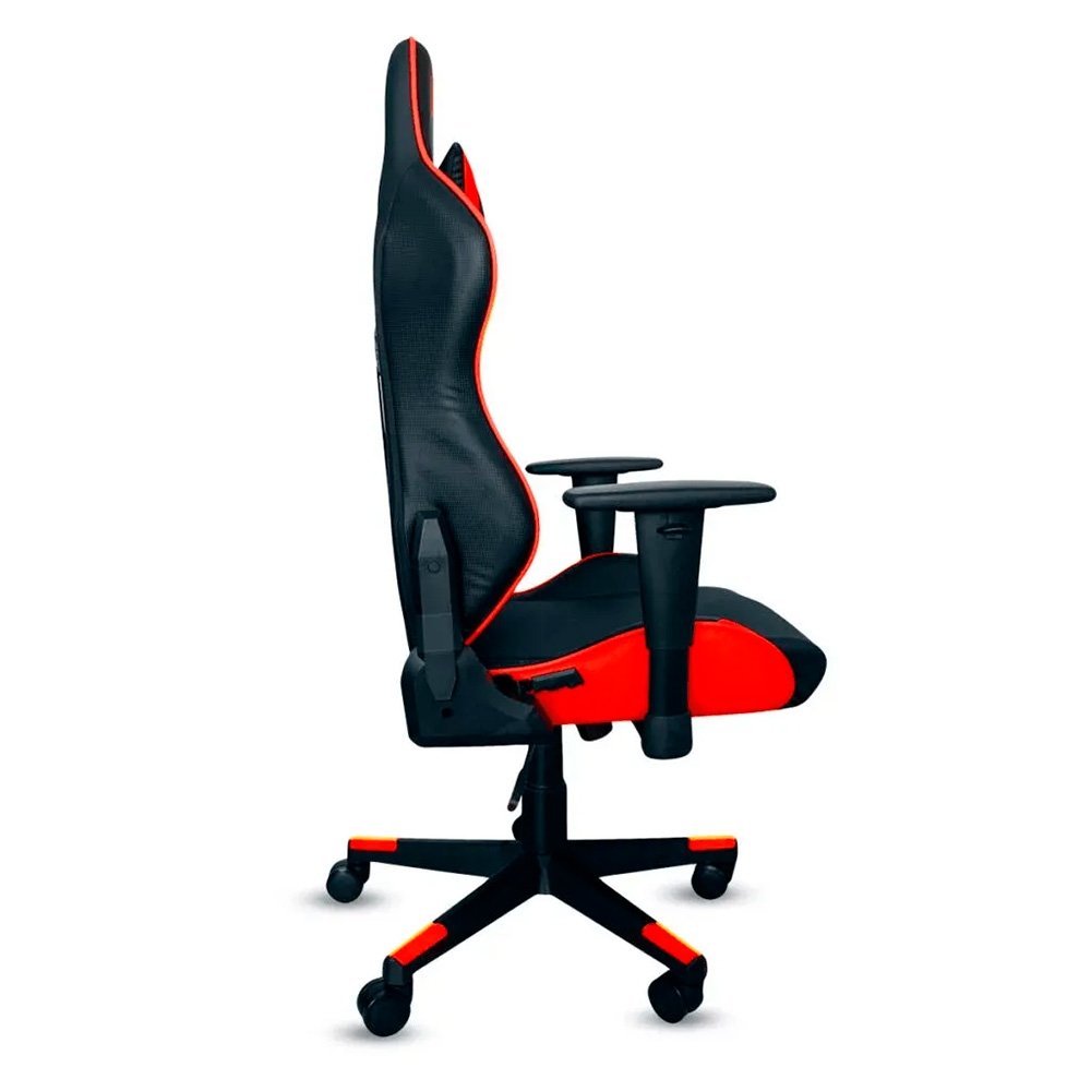 Cadeira Gamer XT Racer Viking Series, Até 120Kg, Reclinável, Com Almofadas, Cilindro de Gás Classe 4, Couro PU, Preta e Vermelha - XTR-013 - view 3