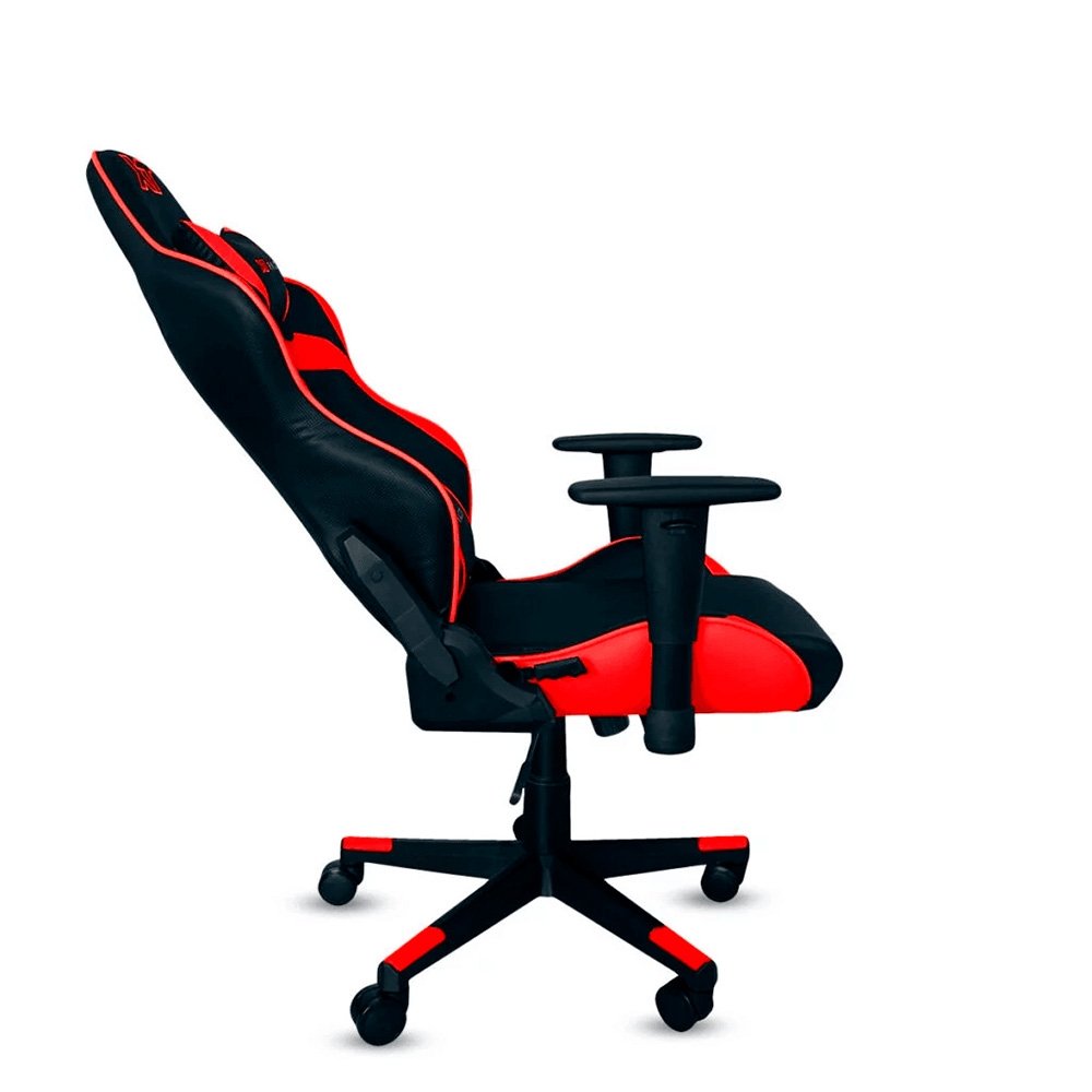 Cadeira Gamer XT Racer Viking Series, Até 120Kg, Reclinável, Com Almofadas, Cilindro de Gás Classe 4, Couro PU, Preta e Vermelha - XTR-013 - view 6