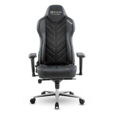 Cadeira Gamer XT Racer Extreme Series Limited, Até 120Kg, Com Almofadas, Cilindro de Gás Classe 4, Couro PU, Preta e Cinza - XTR-015