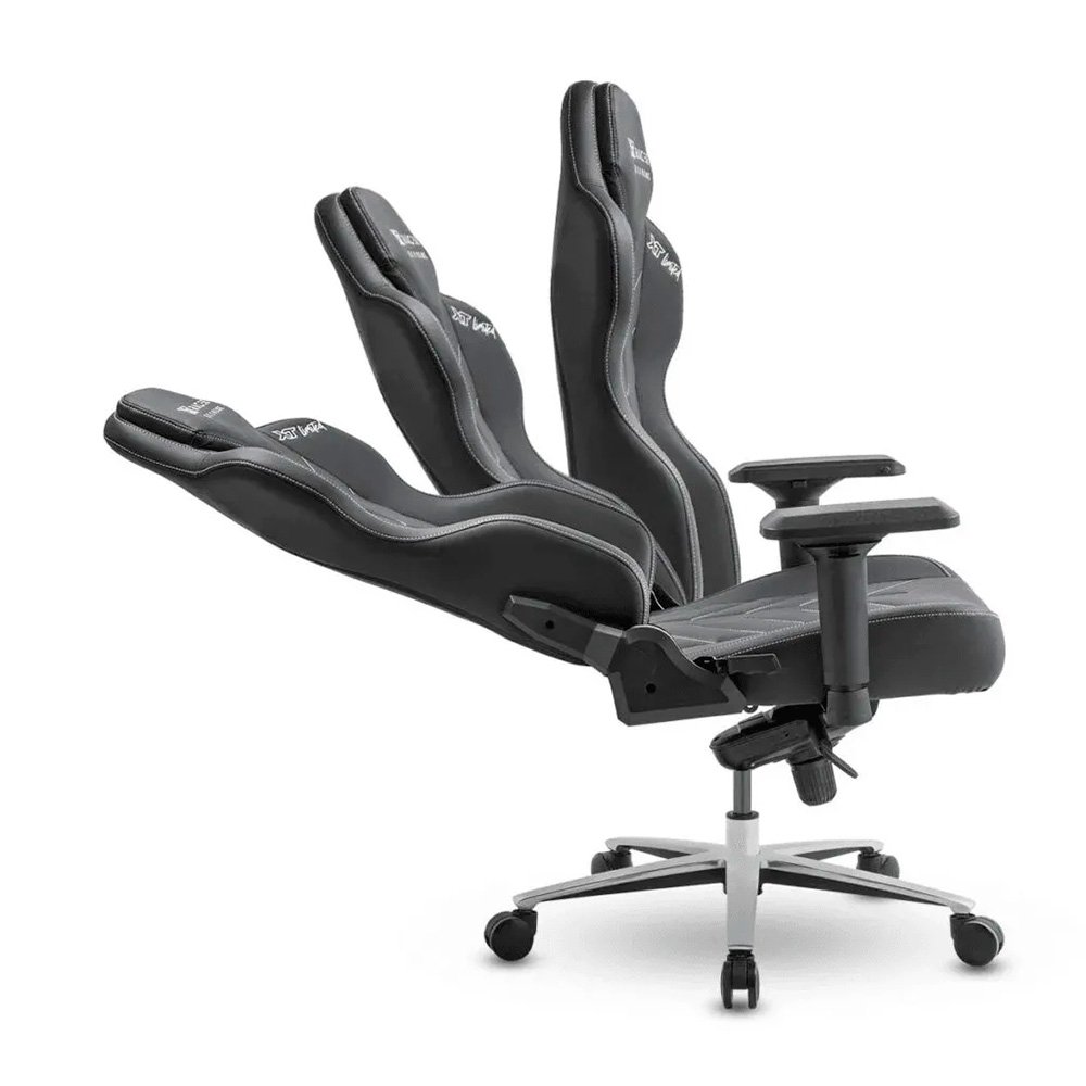 Cadeira Gamer XT Racer Extreme Series Limited, Até 120Kg, Com Almofadas, Cilindro de Gás Classe 4, Couro PU, Preta e Cinza - XTR-015 - view 6