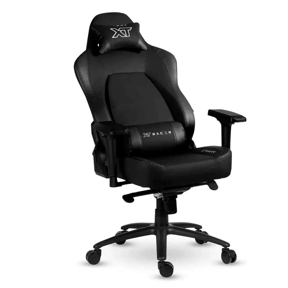 Cadeira Gamer XT Racer Fire Gun, Até 130Kg, Reclinável, Com Almofadas, Cilindro de Gás Classe 4, Couro PU, Preta - XTR-029 - view 4