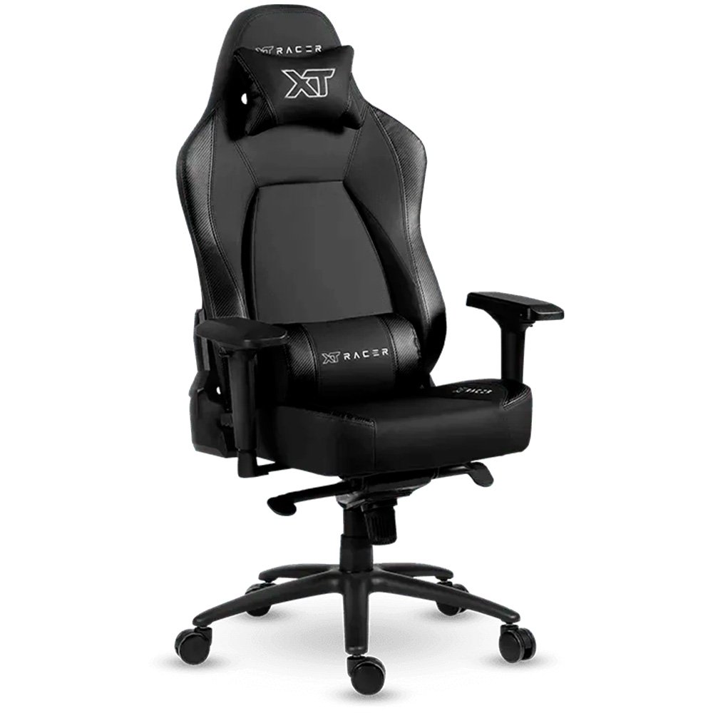 Cadeira Gamer XT Racer Fire Gun, Até 130Kg, Reclinável, Com Almofadas, Cilindro de Gás Classe 4, Couro PU, Preta - XTR-029 - view 9