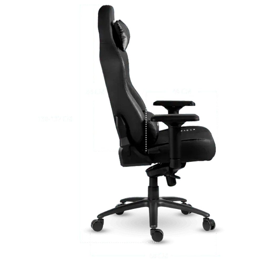 Cadeira Gamer XT Racer Fire Gun, Até 130Kg, Reclinável, Com Almofadas, Cilindro de Gás Classe 4, Couro PU, Preta - XTR-029 - view 7