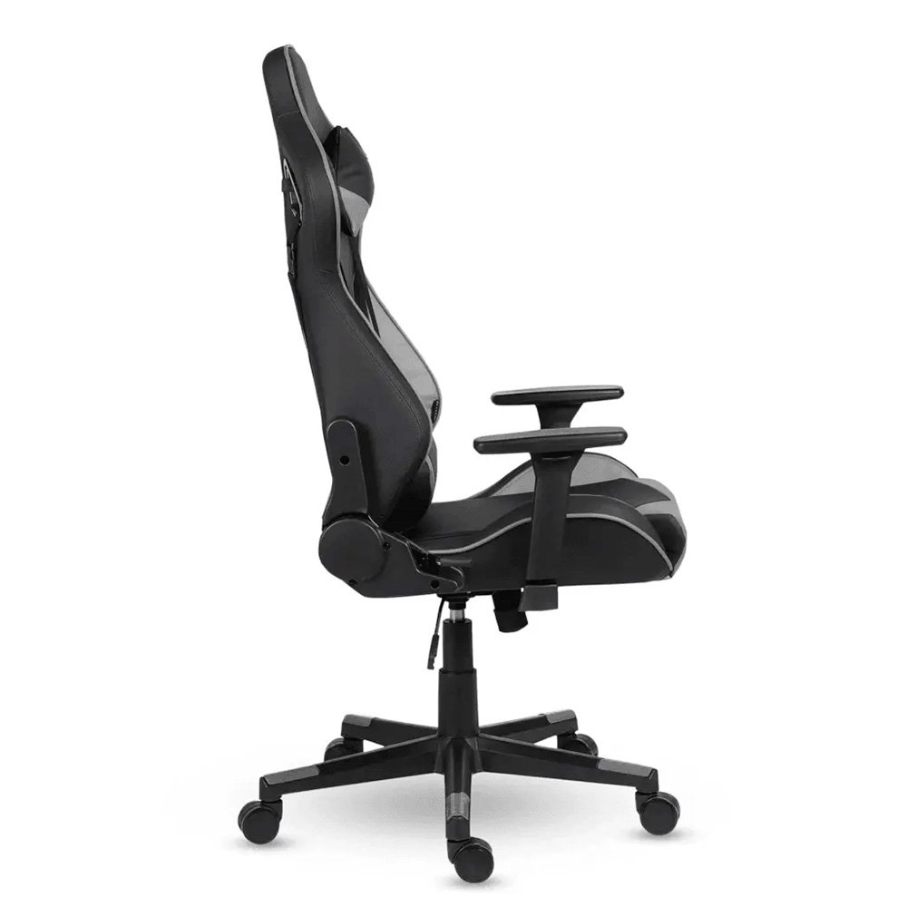 Cadeira Gamer XT Racer Taycan, Até 130Kg, Com Almofadas, Braço 3D, Cilindro de Gás Classe 4, Couro PU, Preta e Cinza - XTR-043 - view 3