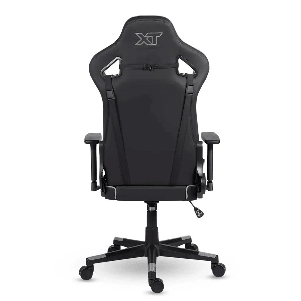 Cadeira Gamer XT Racer Taycan, Até 130Kg, Com Almofadas, Braço 3D, Cilindro de Gás Classe 4, Couro PU, Preta e Cinza - XTR-043 - view 4