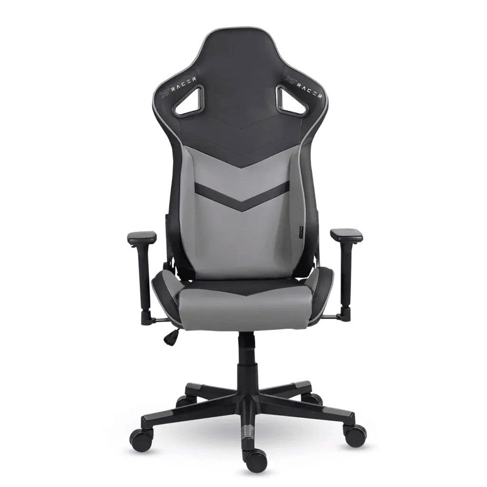 Cadeira Gamer XT Racer Taycan, Até 130Kg, Com Almofadas, Braço 3D, Cilindro de Gás Classe 4, Couro PU, Preta e Cinza - XTR-043 - view 5