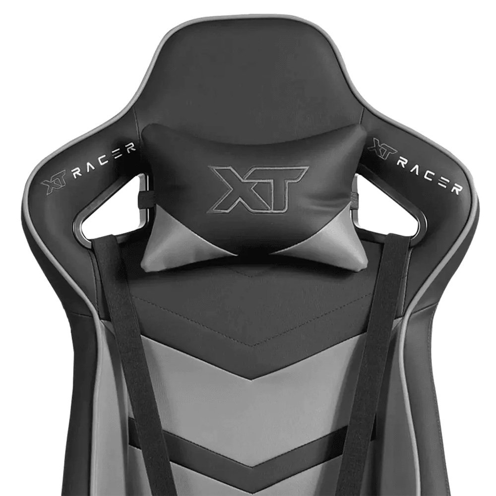 Cadeira Gamer XT Racer Taycan, Até 130Kg, Com Almofadas, Braço 3D, Cilindro de Gás Classe 4, Couro PU, Preta e Cinza - XTR-043 - view 10