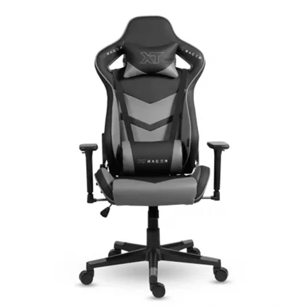 Cadeira Gamer XT Racer Taycan, Até 130Kg, Com Almofadas, Braço 3D, Cilindro de Gás Classe 4, Couro PU, Preta e Cinza - XTR-043 - view 12