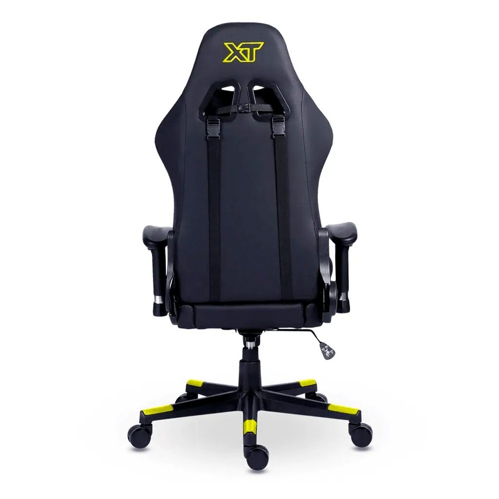 Cadeira Gamer XT Racer Attack, Até 120Kg, Reclinável, Com Almofadas, Cilindro de Gás Classe 4, Couro PU, Preta e Amarela - XTR-052 - view 10