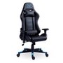 Cadeira Gamer XT Racer Attack, Até 120Kg, Reclinável, Com Almofadas, Cilindro de Gás Classe 4, Couro PU, Preta e Azul - XTR-053