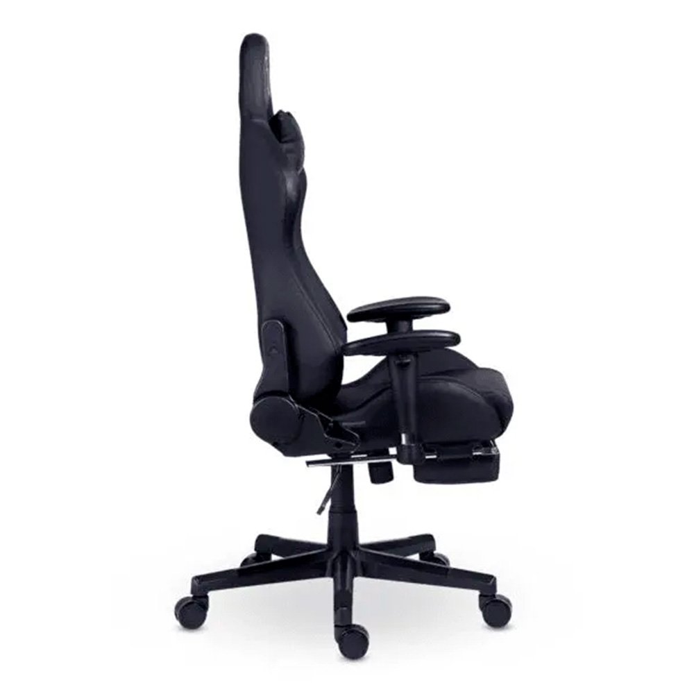 Cadeira Gamer XT Racer Attack, Até 120Kg, Reclinável, Apoio de Pés Retrátil, Cilindro de Gás Classe 4, Couro PU, Preta e Prata - XTR-060 Cadeira Gamer XT Racer Attack, Até 120Kg, Reclinável, Apoio de Pés Retrátil, Cilindro de Gás Classe 4, Couro PU, Preta e Prata - XTR-060