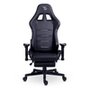 Cadeira Gamer XT Racer Attack, Até 120Kg, Reclinável, Apoio de Pés Retrátil, Cilindro de Gás Classe 4, Couro PU, Preta e Prata - XTR-060