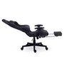 Cadeira Gamer XT Racer Attack, Até 120Kg, Reclinável, Apoio de Pés Retrátil, Cilindro de Gás Classe 4, Couro PU, Preta e Prata - XTR-060