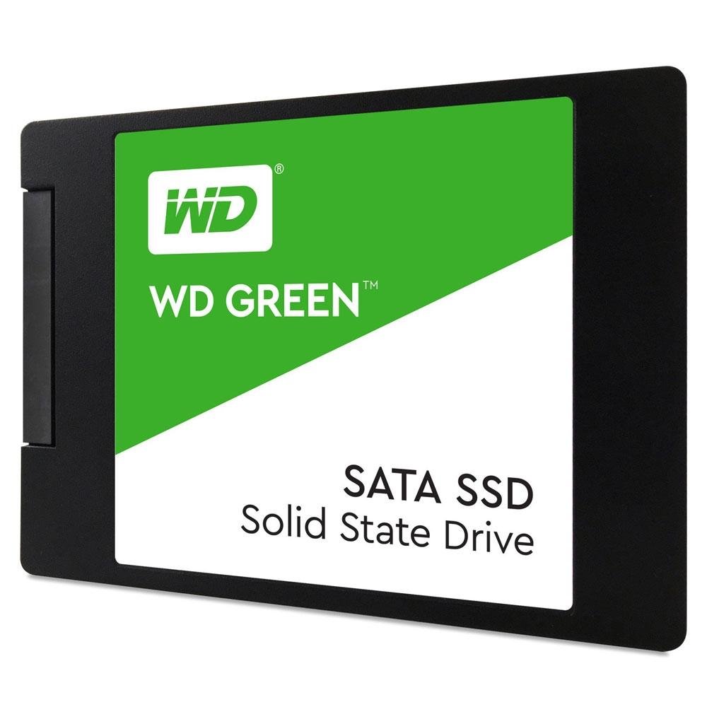 SSD WD Green, 240GB, SATA, 2.5", Leitura: 545MB/s e Gravação: 465MB/s, Preto - WDS240G2G0A SSD WD Green, 240GB, SATA, 2.5", Leitura: 545MB/s e Gravação: 465MB/s, Preto - WDS240G2G0A