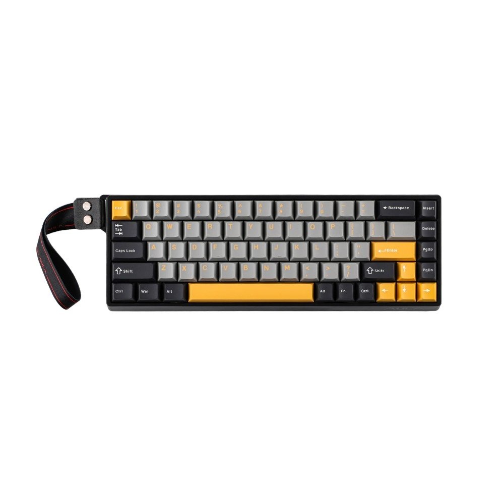Teclado Magnético Gamer AULA WIN68 HE, Switches Magnéticos, RGB, 8000Hz Polling Rate, Cinza Escuro - AULA-WIN68HE-Mag-BK-Greywood