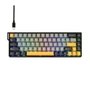 Teclado Magnético Gamer AULA WIN68 HE, Switches Magnéticos, RGB, 8000Hz Polling Rate, Cinza Escuro - AULA-WIN68HE-Mag-BK-Greywood