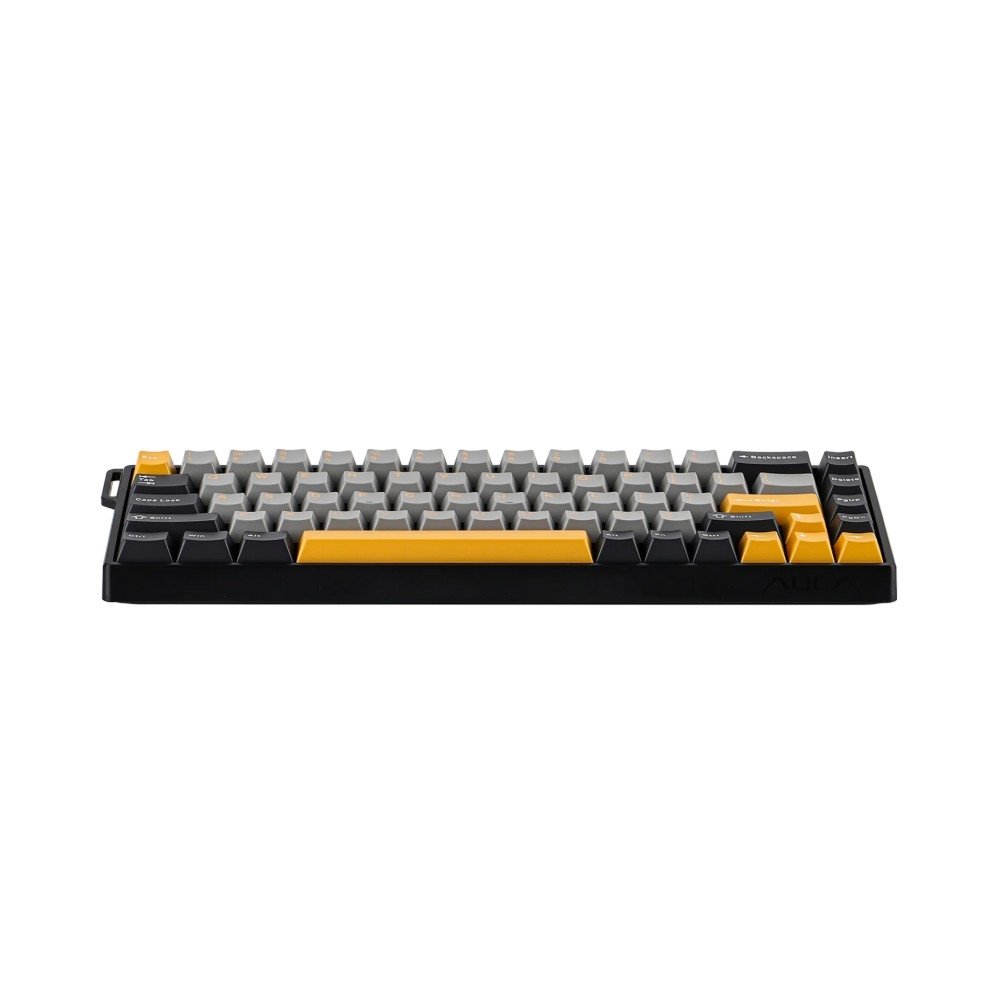 Teclado Magnético Gamer AULA WIN68 HE, Switches Magnéticos, RGB, 8000Hz Polling Rate, Cinza Escuro - AULA-WIN68HE-Mag-BK-Greywood