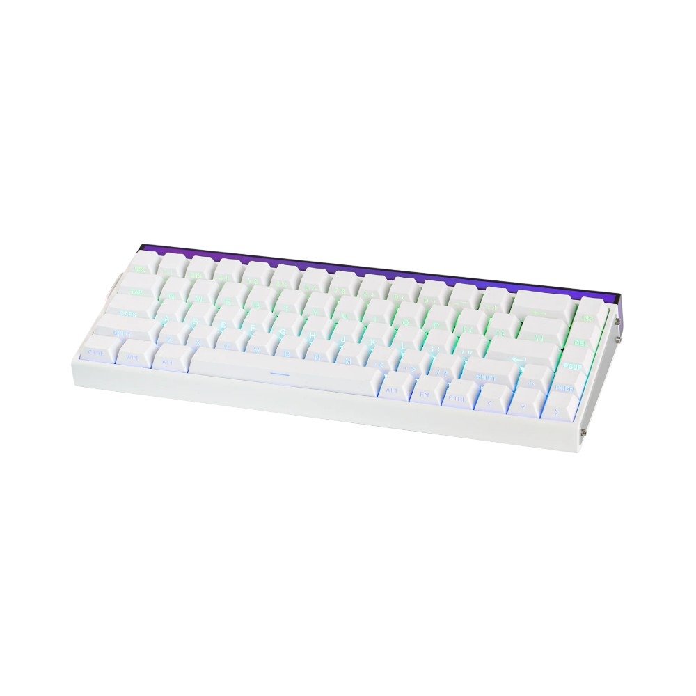 Imagem 4 de 5 do produto Teclado Magnético Gamer AULA Hero68 HE, Switches Magnéticos Hotswap, RGB, 8000Hz Polling Rate, Branco - AULA-HERO68HE-SP-WH-SYMB