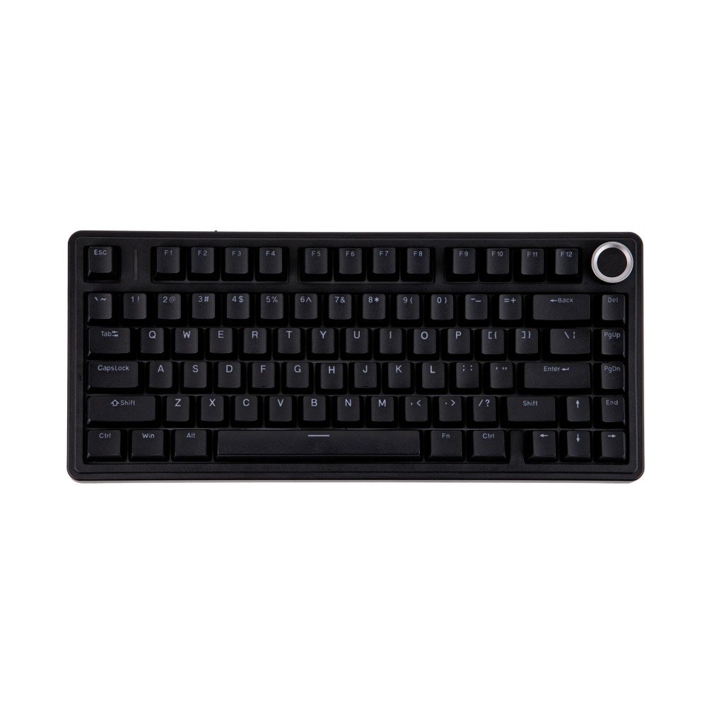 Teclado Mecânico Gamer AULA F75, RGB, Switch Red, Keycaps PBT, Hotswap, Preto - AULA-F75-Wired-BK-R
