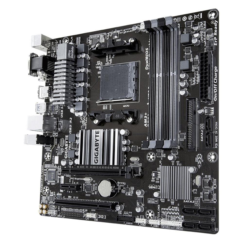Placa-Mãe Gigabyte GA-78LMT-USB3 R2, AMD AM3+, mATX, DDR3