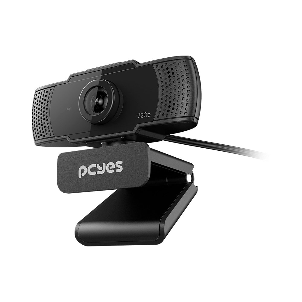 Webcam Pcyes Raza HD-03, HD, 720P, Com Microfone, Preto - Rzhd03 - view 5