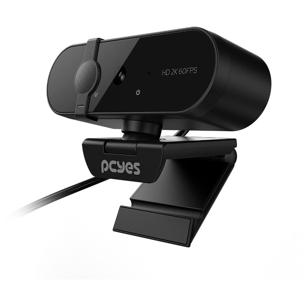 Webcam Pcyes Raza 2K-01, 2K, Foco Automático, Com Microfone, Preto - Rz2K01 - view 3