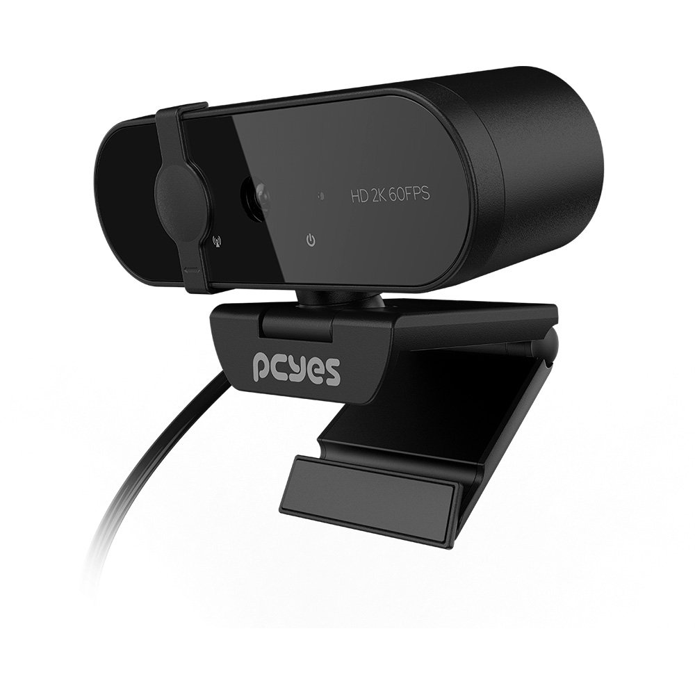 Webcam Pcyes Raza 2K-01, 2K, Foco Automático, Com Microfone, Preto - Rz2K01 - view 4