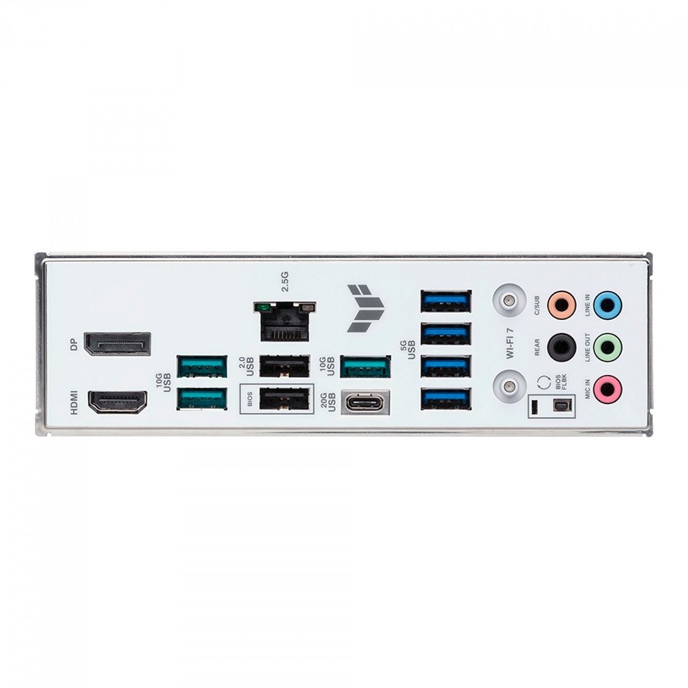 Placa-Mãe ASUS TUF GAMING B850-BTF WIFI W, AMD AM5, ATX, DDR5, Wi-fi 7, Branco - 90MB1KW0-M0EAY0 - view 7