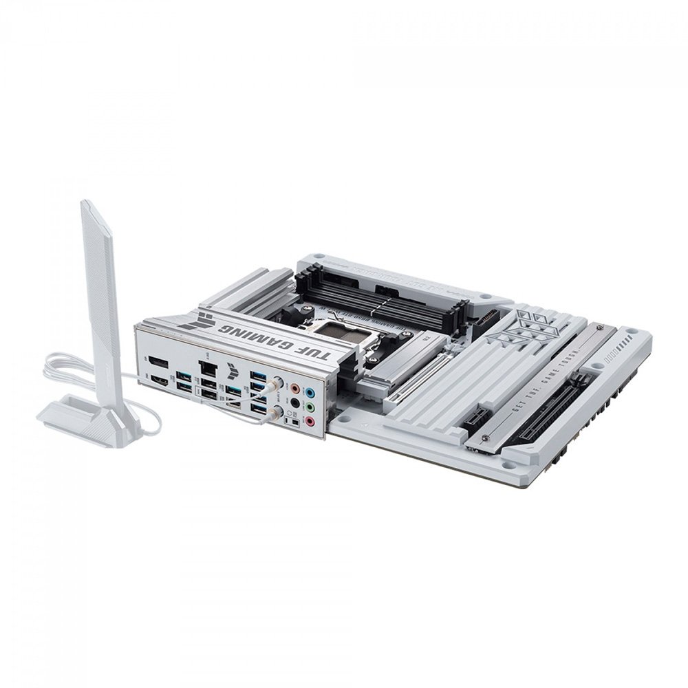 Placa-Mãe ASUS TUF GAMING B850-BTF WIFI W, AMD AM5, ATX, DDR5, Wi-fi 7, Branco - 90MB1KW0-M0EAY0 - view 8