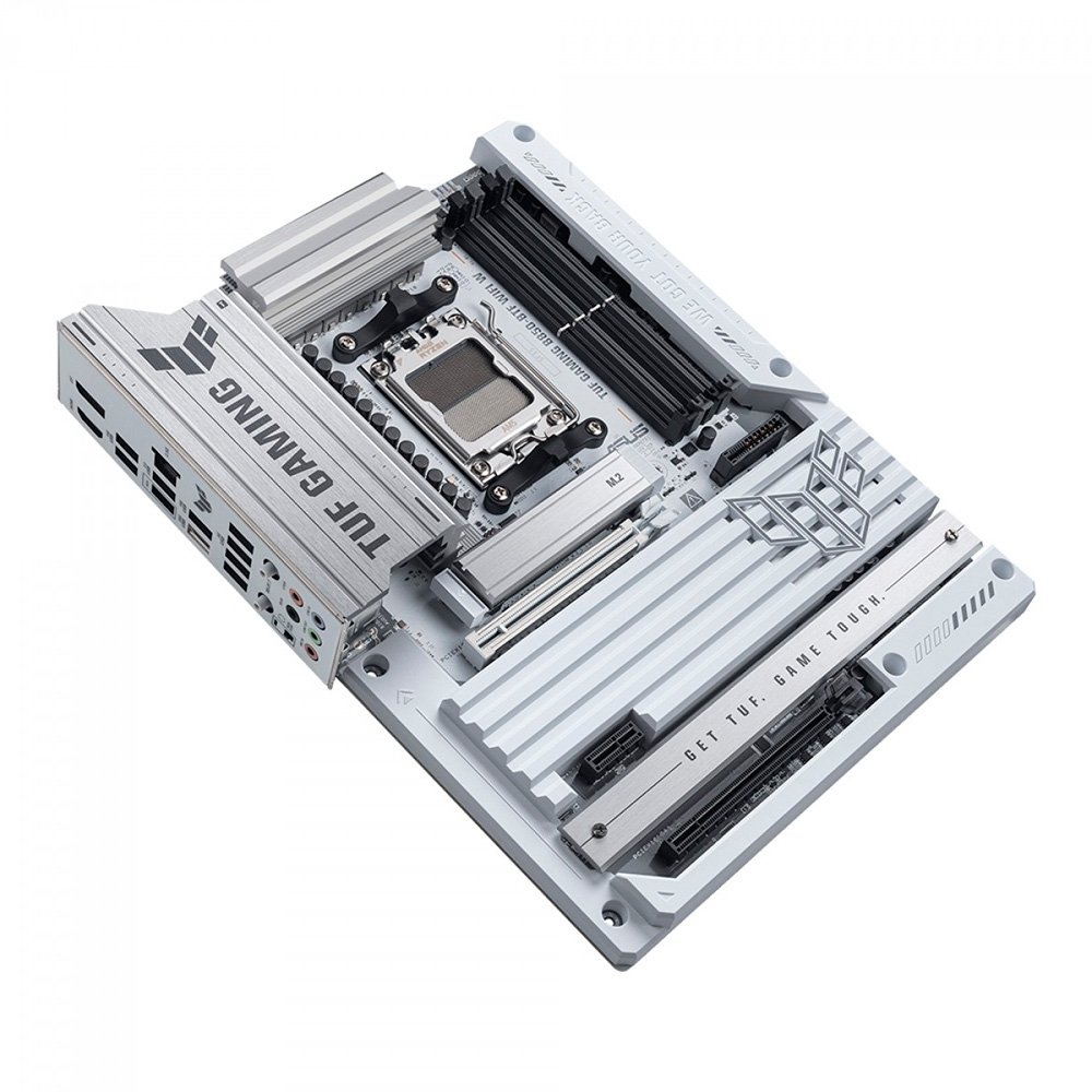 Placa-Mãe ASUS TUF GAMING B850-BTF WIFI W, AMD AM5, ATX, DDR5, Wi-fi 7, Branco - 90MB1KW0-M0EAY0 - view 2