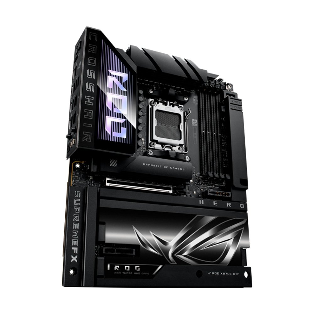 Imagem 7 de 12 do produto Placa Mãe ASUS ROG CROSSHAIR X870E HERO BTF, AMD AM5, ATX, DDR5, RGB, Wi-fi 7, Preto - 90MB1MX0-M0EAY0