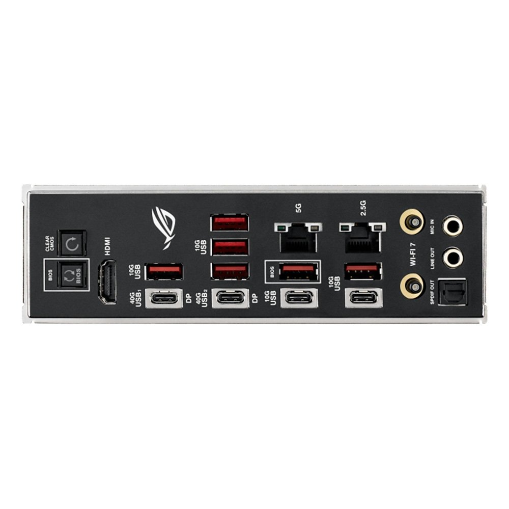 Imagem 11 de 12 do produto Placa Mãe ASUS ROG CROSSHAIR X870E HERO BTF, AMD AM5, ATX, DDR5, RGB, Wi-fi 7, Preto - 90MB1MX0-M0EAY0