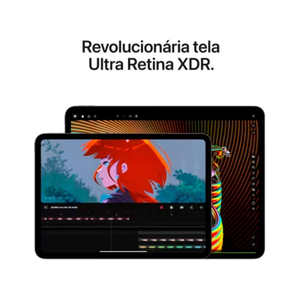 iPad Pro 11 M2 512GB Wi-Fi Preto Espacial (MVW33BZ