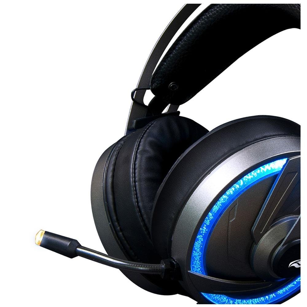 Imagem 4 de 5 do produto Headset Gamer C3 Tech P2 e USB, Preto RGB Goshawk PH-G300SI