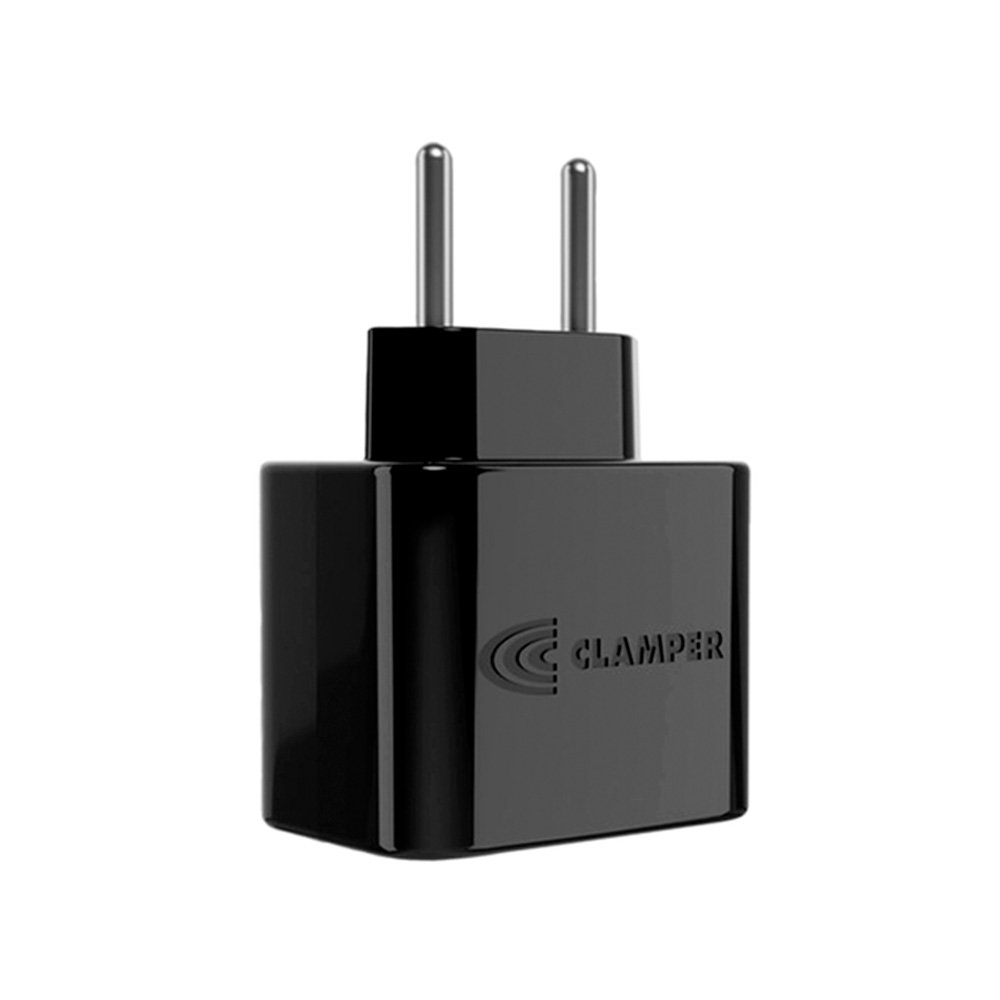 Protetor Contra Surtos Elétricos (DPS), 127/220V, 10 Amperes, 1 Tomada, 2 pinos, iCLAMPER Pocket LCF, 2P 10A, Preto - 28