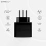 Protetor Contra Surtos Elétricos (DPS), 127/220V, 10 Amperes, 1 Tomada, 3 pinos, iCLAMPER Pocket LCF, 3P 10A, Preto - 28506