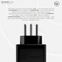 Protetor Contra Surtos Elétricos (DPS), 127/220V, 10 Amperes, 1 Tomada, 3 pinos, iCLAMPER Pocket LCF, 3P 10A, Preto - 28506
