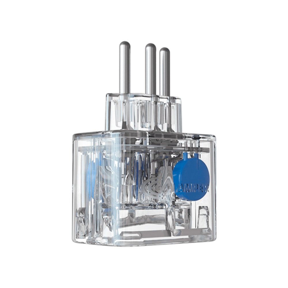 Protetor Contra Surtos Elétricos (DPS), 127/220V, 10 Amperes, 1 Tomada, 3 pinos, iCLAMPER Pocket LCF, 3P 10A, Transparente - 28505