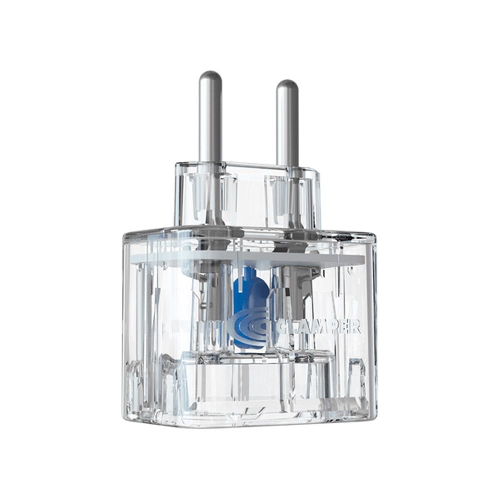 Protetor Contra Surtos Elétricos (DPS), 127/220V, 20 Amperes, 1 Tomada, 2 pinos, iCLAMPER Pocket LCF, 2P 20A, Transparen