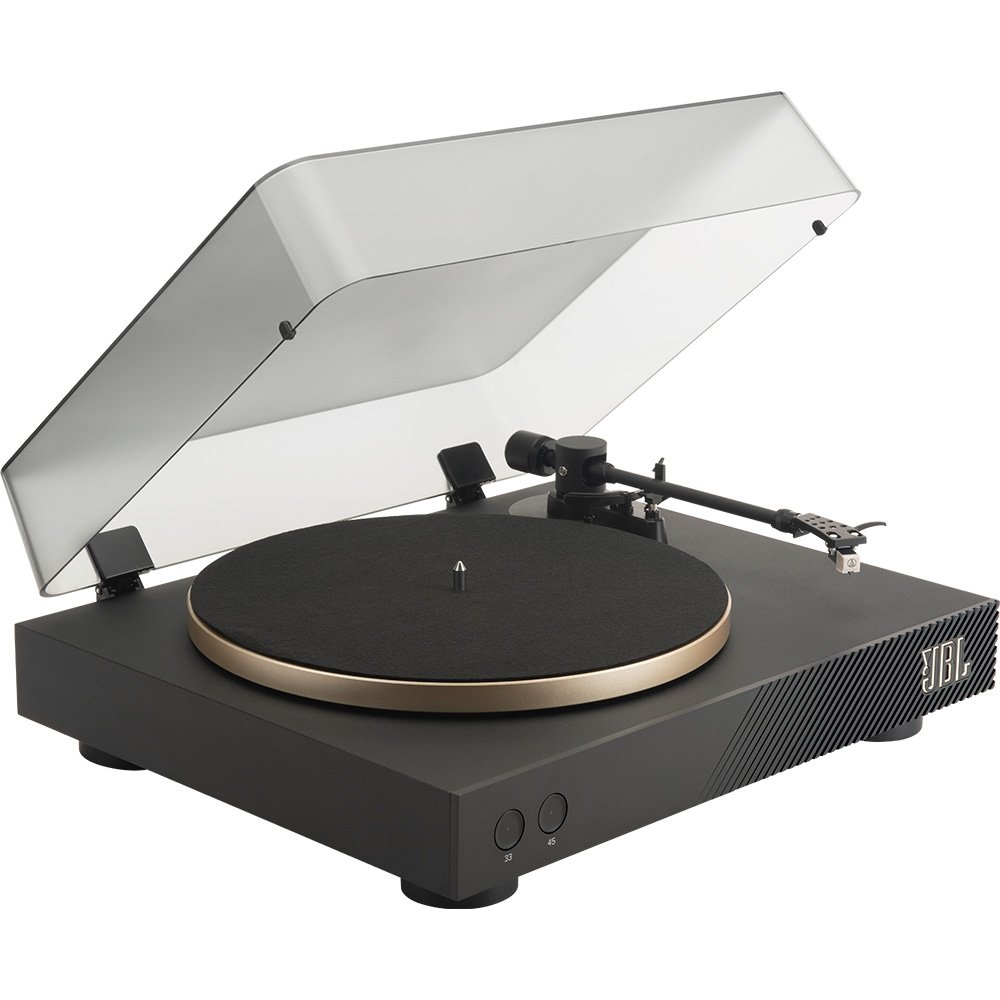 Toca-Discos Vinil Bluetooth JBL Spinner BT, Hi-Fi Premium, Preto com Dourado - JBLSPINNERBTGLDBR