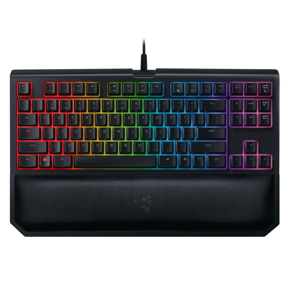 Teclado Mecânico Gamer Razer BlackWidow Tournament V2, Chroma, Razer Switch Yellow, US - RZ03-02190900-R3U1 Teclado Mecânico Gamer Razer BlackWidow Tournament V2, Chroma, Razer Switch Yellow, US - RZ03-02190900-R3U1