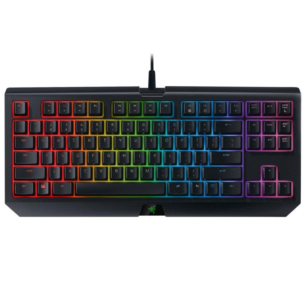 Teclado Mecânico Gamer Razer BlackWidow Tournament V2, Chroma, Razer Switch Yellow, US - RZ03-02190900-R3U1 Teclado Mecânico Gamer Razer BlackWidow Tournament V2, Chroma, Razer Switch Yellow, US - RZ03-02190900-R3U1