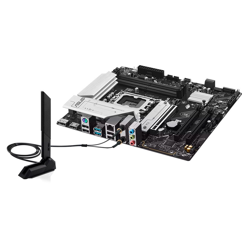Imagem 7 de 10 do produto Placa-Mãe ASUS PRIME B760M-A WIFI II, Intel LGA 1700, mATX, DDR5, PCIe 5, Wi-fi 6E, Preto - 90MB1NF0-M0EAY0